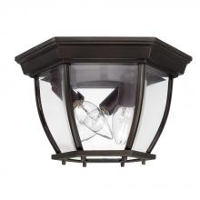 Capital Lighting 9802OB - 3 Light Outdoor Flush Mount