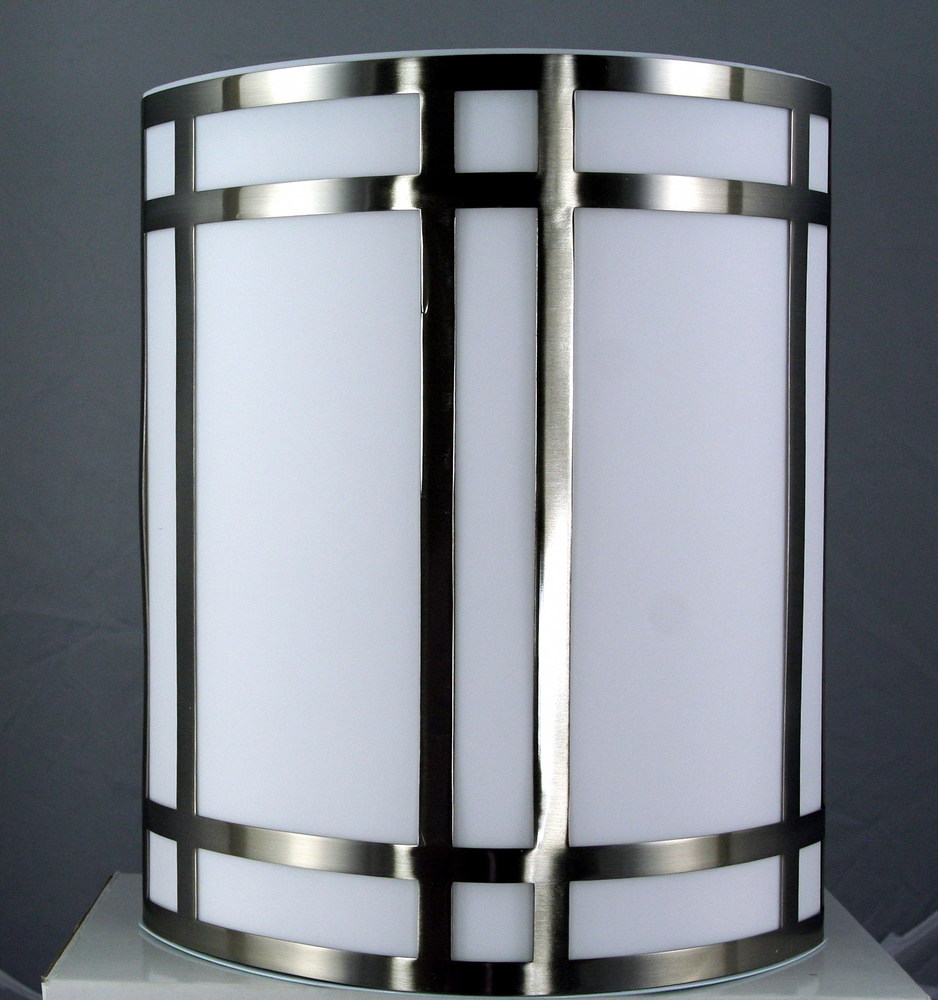9" Height Metal Wall Lamp with Acrylic Plate
