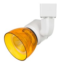 CAL Lighting HT-888WH-AMBCLR - 6.25" Height Metal and Plc Track Head in White Finish