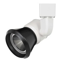 CAL Lighting HT-888WH-CONEBK - 6.25" Height Metal Track Head in White Finish