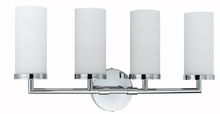 CAL Lighting LA-8504/4 - 12" Height Metal Vanity Light in Chrome