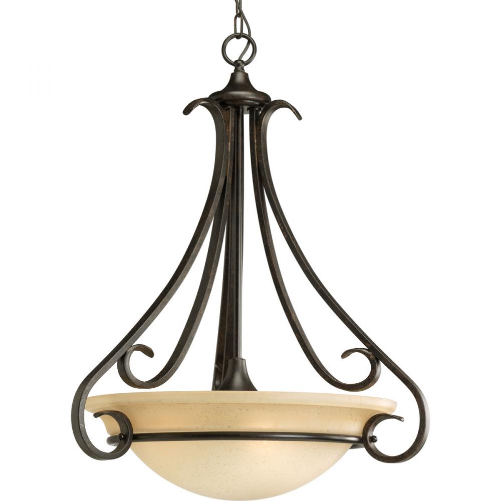 P3847-77 3-100W INVRTED PENDANT