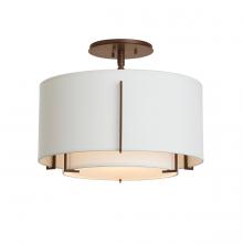Hubbardton Forge - Canada 126501-SKT-05-SF1099-SF1590 - Exos Small Double Shade Semi-Flush