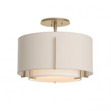 Hubbardton Forge - Canada 126501-SKT-84-SF1099-SE1590 - Exos Small Double Shade Semi-Flush