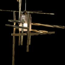Hubbardton Forge - Canada 131128-SKT-STND-86-YC0305 - Tura 5-Light Frosted Glass Pendant