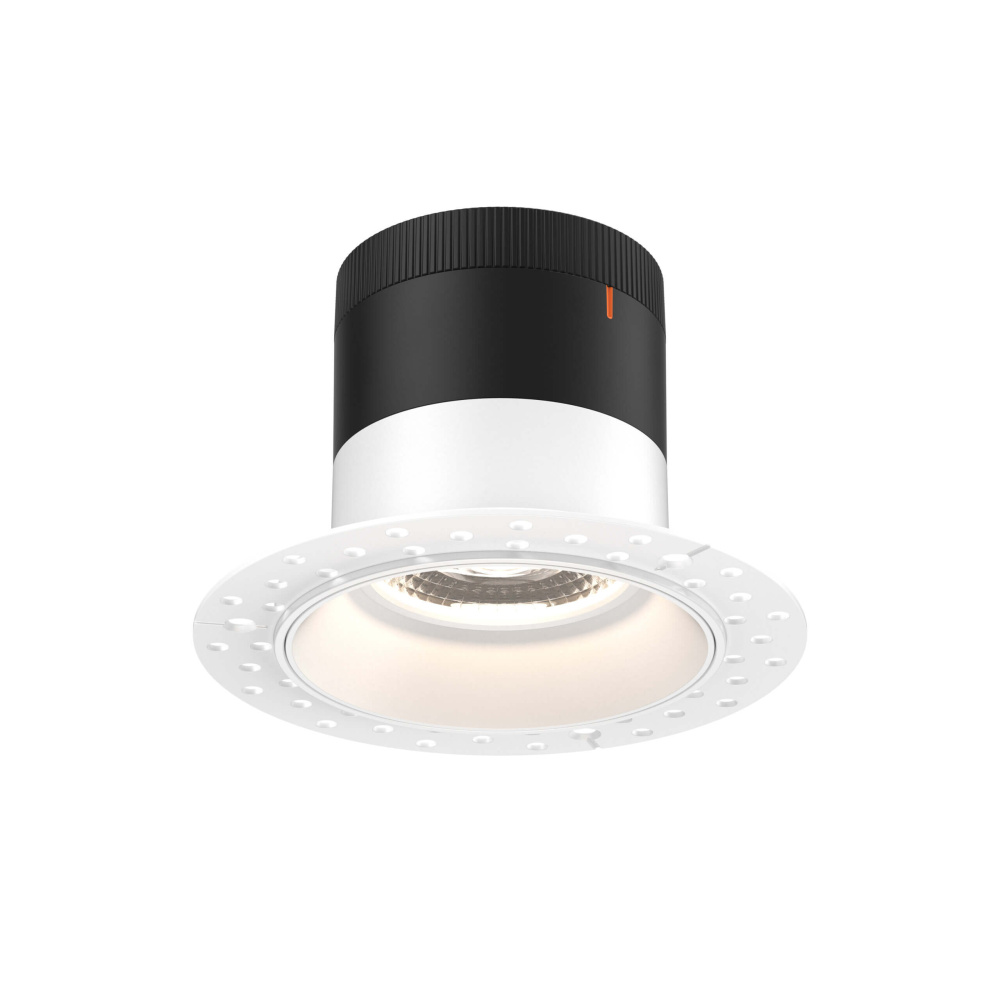 4in Modular Downlight, 5CCT, 60 degree Beam Angle, Regressed, White,Trimless