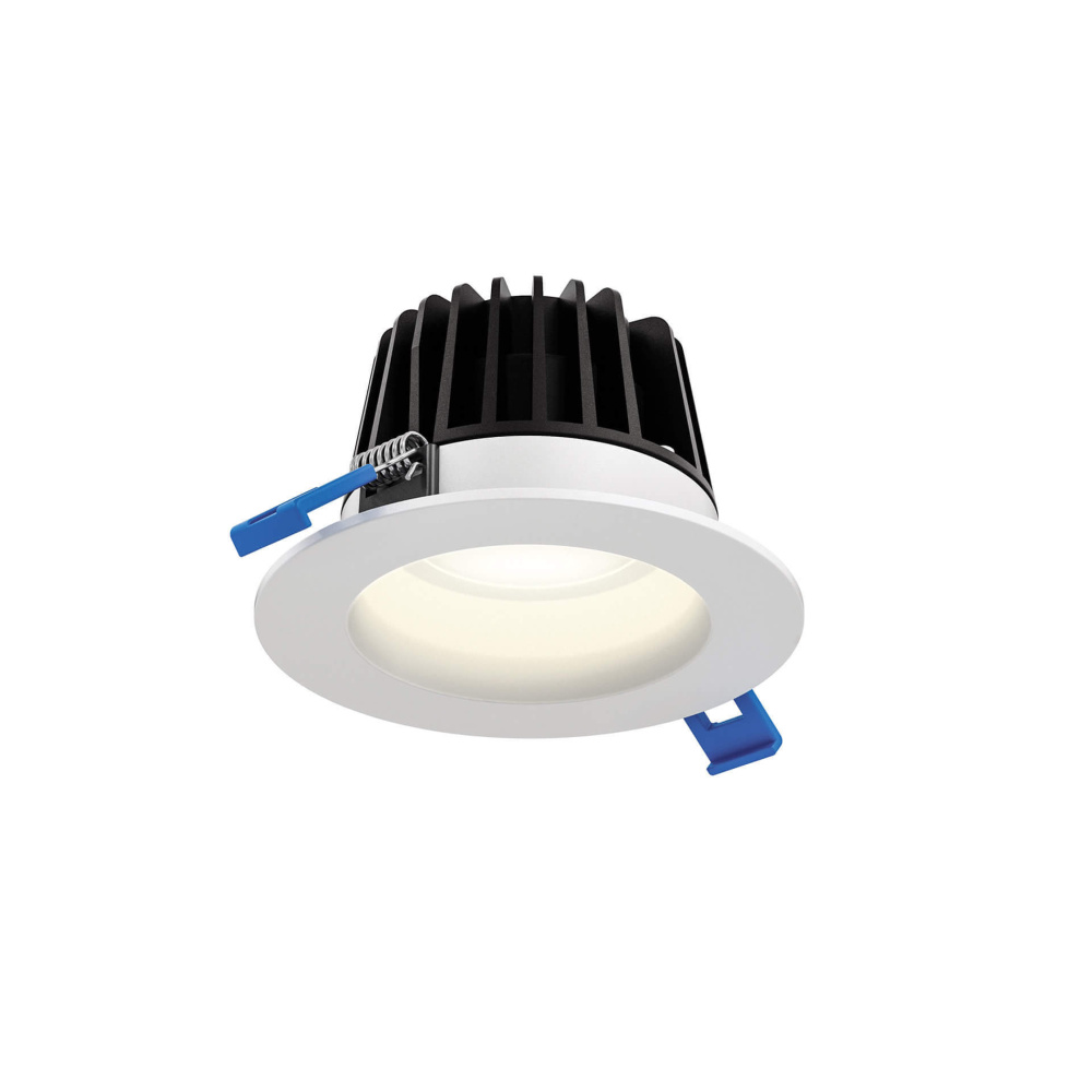 Round regressed recessed light