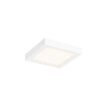 Dals CFLEDSQ06-CC-WH - 6 Inch Square Indoor/Outdoor LED Flush Mount
