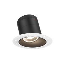 Dals RC04-CC-20-SLBK-TL - 4in Modular Downlight, 5CCT, 20 degree Beam Angle, Slope Ceiling, Black,Trimless