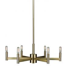 Russell Lighting 105-416/ST/SG - Teslin Chandeliers Soft Gold